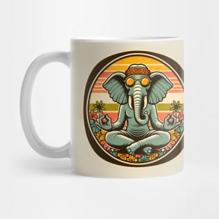 Meditating Elephant Mug